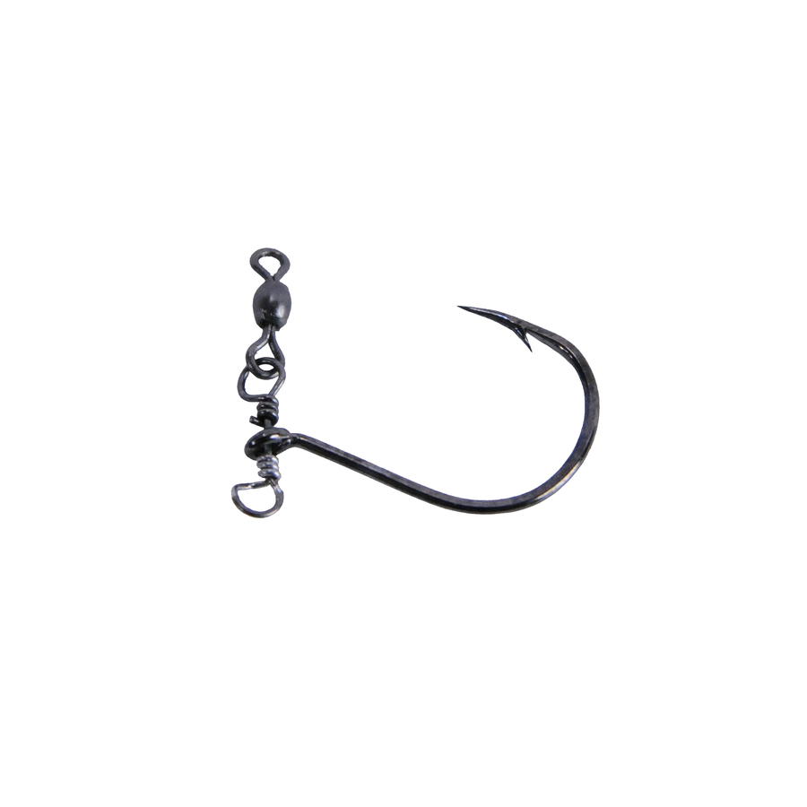 Shogun No-Twist Dropshot Hook with Swivel 