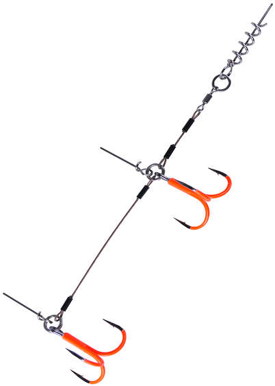 K.P Stinger rig UV Koukku: 2/0 1kpl