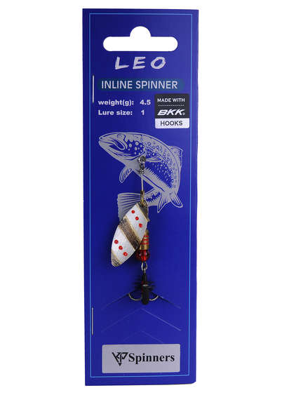 Leo inline spinner with mouche size:1 color 19