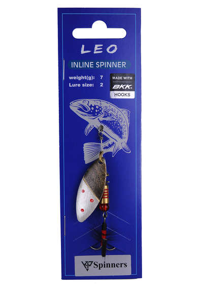 Leo inline spinner with mouche size:2 color 12