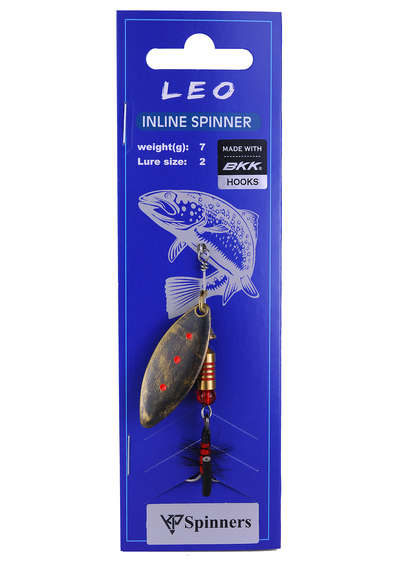 Leo inline spinner with mouche size:2 color 14