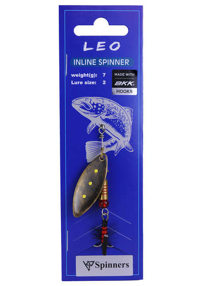 Leo inline spinner with mouche size:2 color 15