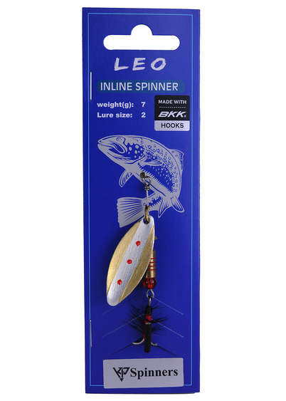 Leo inline spinner with mouche size:2 color 18