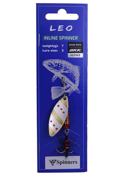Leo inline spinner with mouche size:2 color 20
