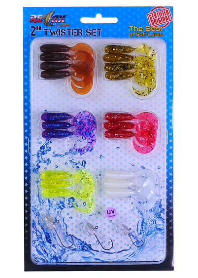 Relax Twister Set 2'' (single color) 23kpl