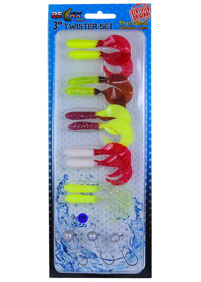 Relax Twister Set 3'' (douple color) 13kpl