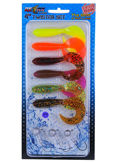 Relax Twister Set 4'' (single color) 9kpl