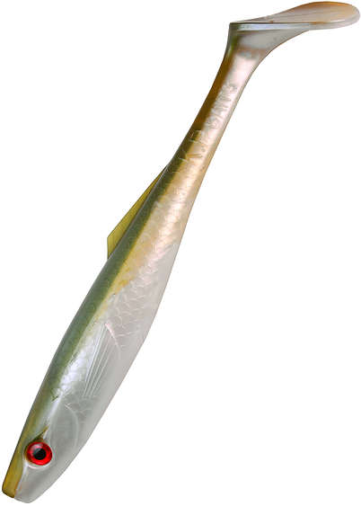 K.P Pike Shad 9" Color:100 1pcs