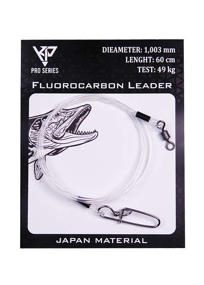K.P Fluorocarbon Leader 1,003mm - 60cm 1kpl(HeavySnap4)