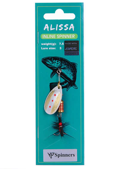 Alissa inline spinner with mouche size:3 color 18