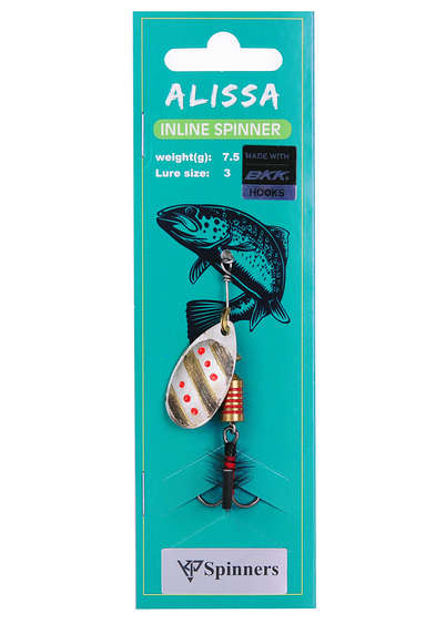 Alissa inline spinner with mouche size:3 color 19