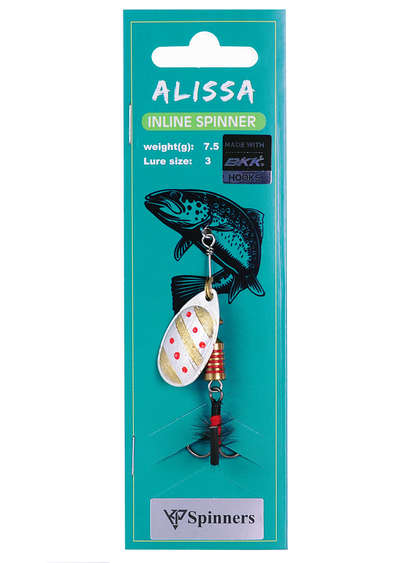 Alissa inline spinner with mouche size:3 color 20