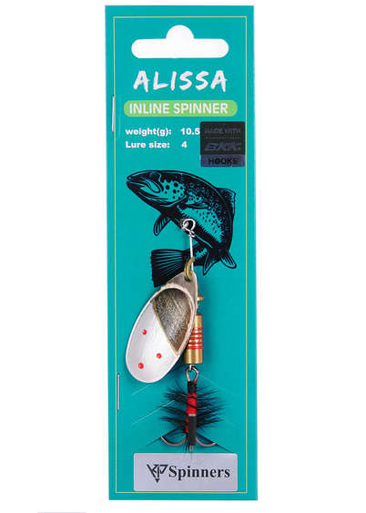 Alissa inline spinner with mouche size:4 color 12