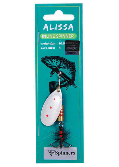Alissa inline spinner with mouche size:4 color 13