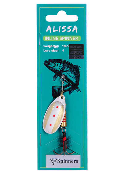 Alissa inline spinner with mouche size:4 color 18