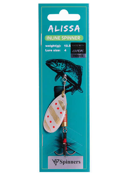 Alissa inline spinner with mouche size:4 color 20