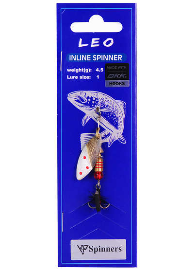 Leo inline spinner with mouche size:1 color 12