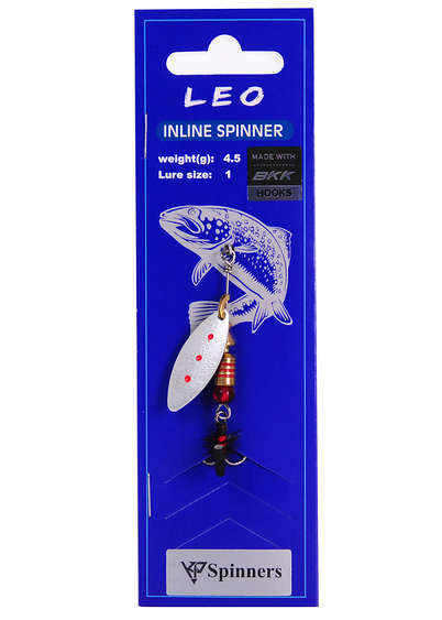 Leo inline spinner with mouche size:1 color 13