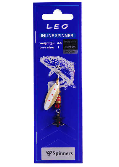 Leo inline spinner with mouche size:1 color 18