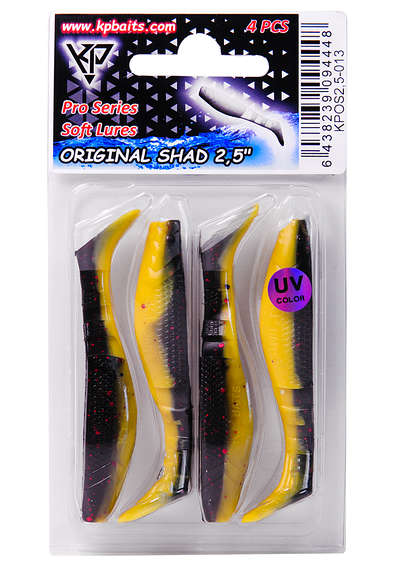 K.P Original Shad 2,5" Väri:013 4kpl