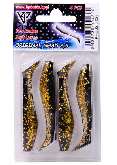 K.P Original Shad 2,5" Väri:028 4kpl