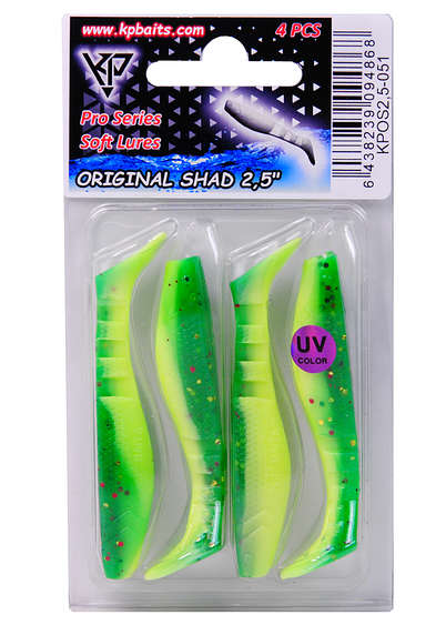K.P Original Shad 2,5" Väri:051 4kpl