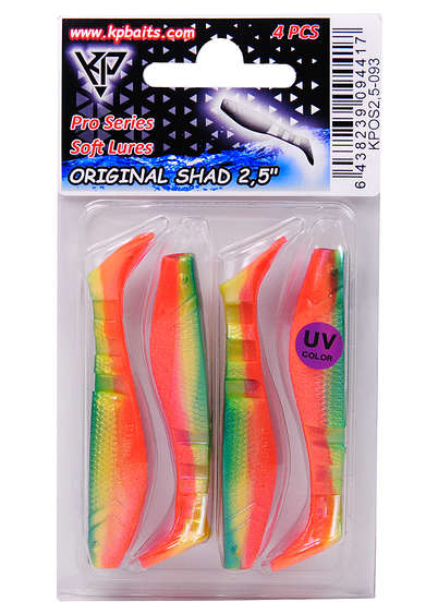 K.P Original Shad 2,5" Väri:093 4kpl