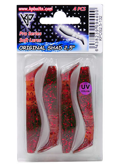 K.P Original Shad 2,5" Väri:132 4kpl