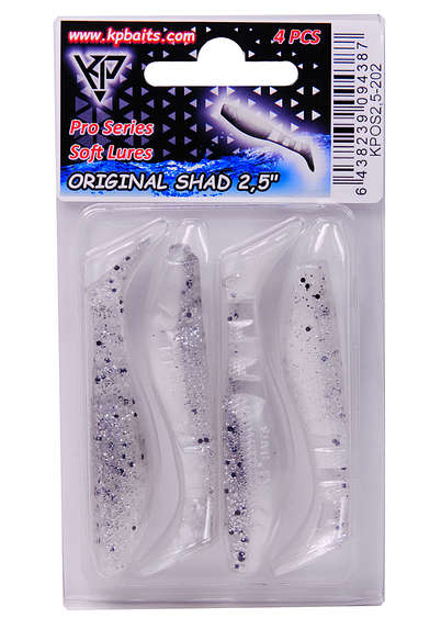 K.P Original Shad 2,5" Väri:202 4kpl