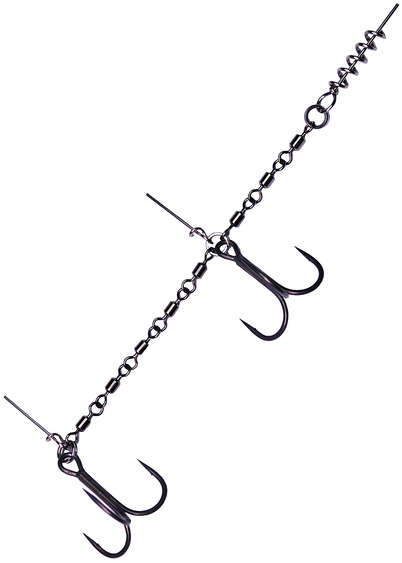 K.P Heavy Stinger rig Teflon Koukku:  1/0  1kpl