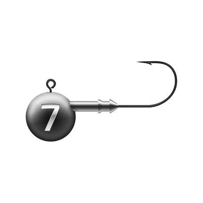 K.P Mustad Round 7g 3/0 5pcs