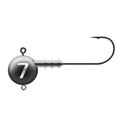 K.P Mustad Round Magnum 7g 8/0 3pcs (Below)