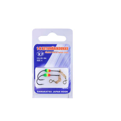 K.P Gamakatsu 1-H size:06 color:004 2pcs