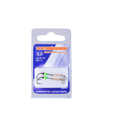 K.P Gamakatsu 1-H size:10 color:007 2pcs