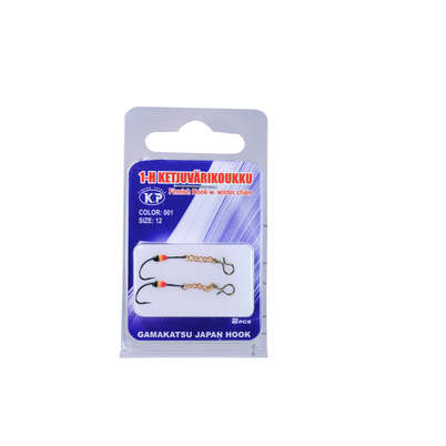 K.P Gamakatsu 1-H size:12 color:001 2pcs