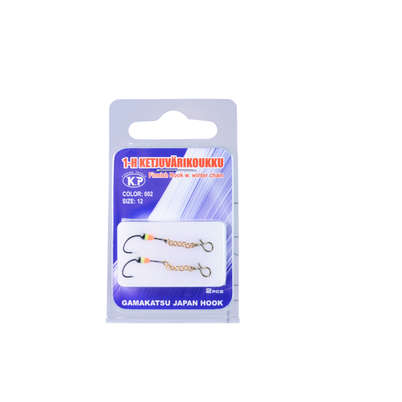 K.P Gamakatsu 1-H size:12 color:002 2pcs