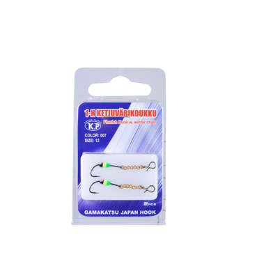 K.P Gamakatsu 1-H size:12 color:007 2pcs