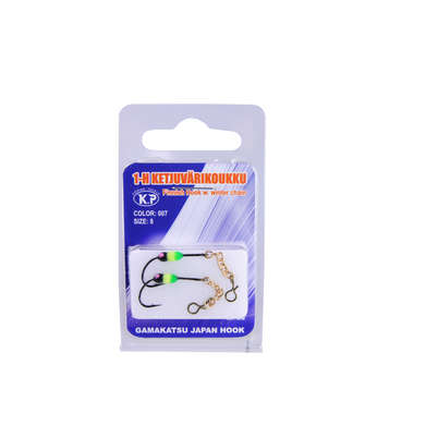 K.P Gamakatsu 1-H size:08 color:007 2pcs