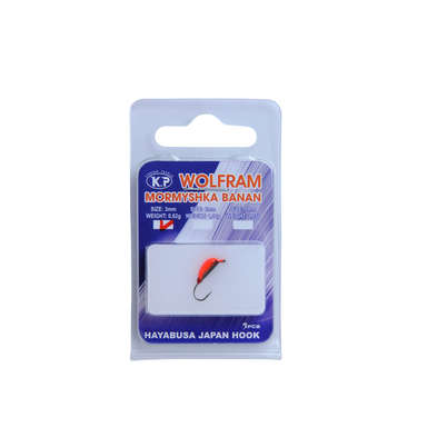 K.P Volfram Mormyshka 3mm banan 1pcs Color:008