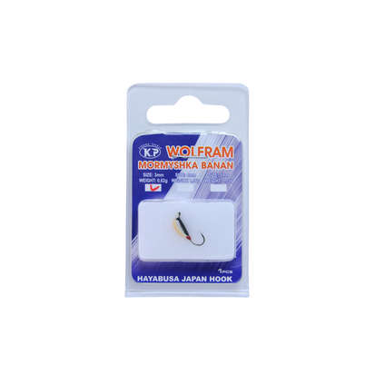K.P Volfram Mormyshka 3mm banan 1pcs Color:001