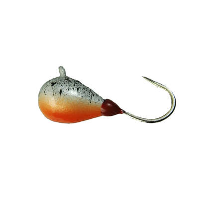 K.P Volfram Mormyshka 6mm drop 2pcs Color:010