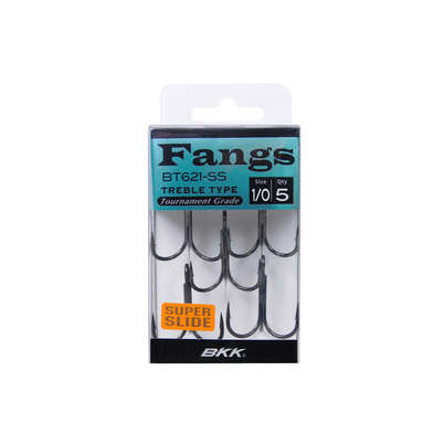 BKK treble hook teflon BT621 size:1/0